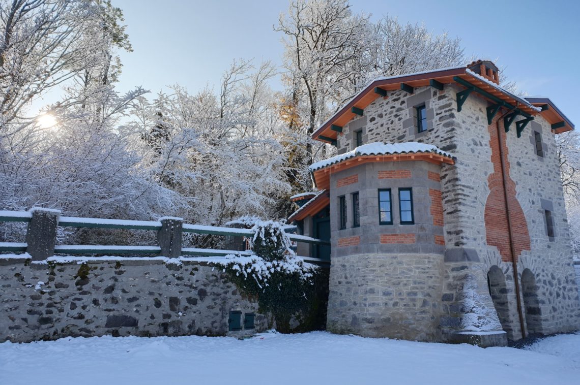 Pavillon du garde en hiver