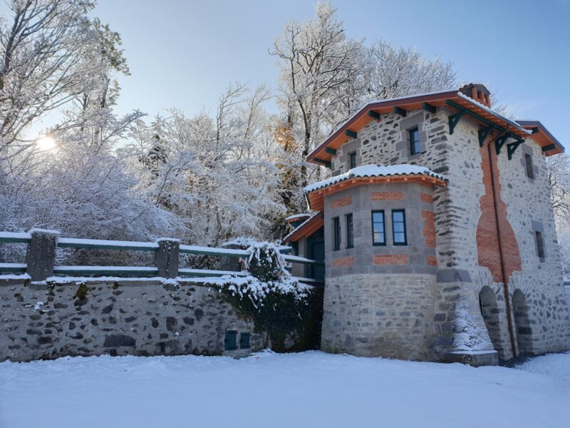 Pavillon du garde en hiver