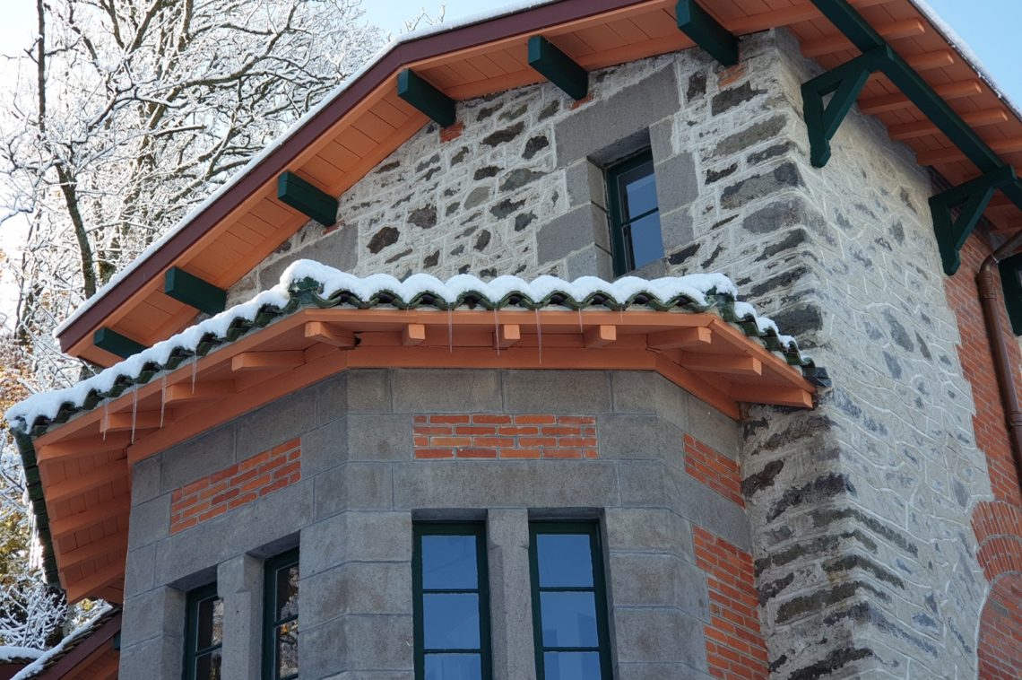 Pavillon du garde en hiver