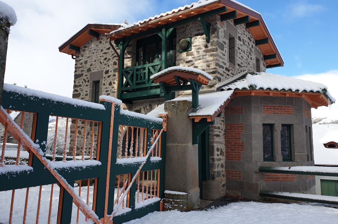 Pavillon du garde en hiver